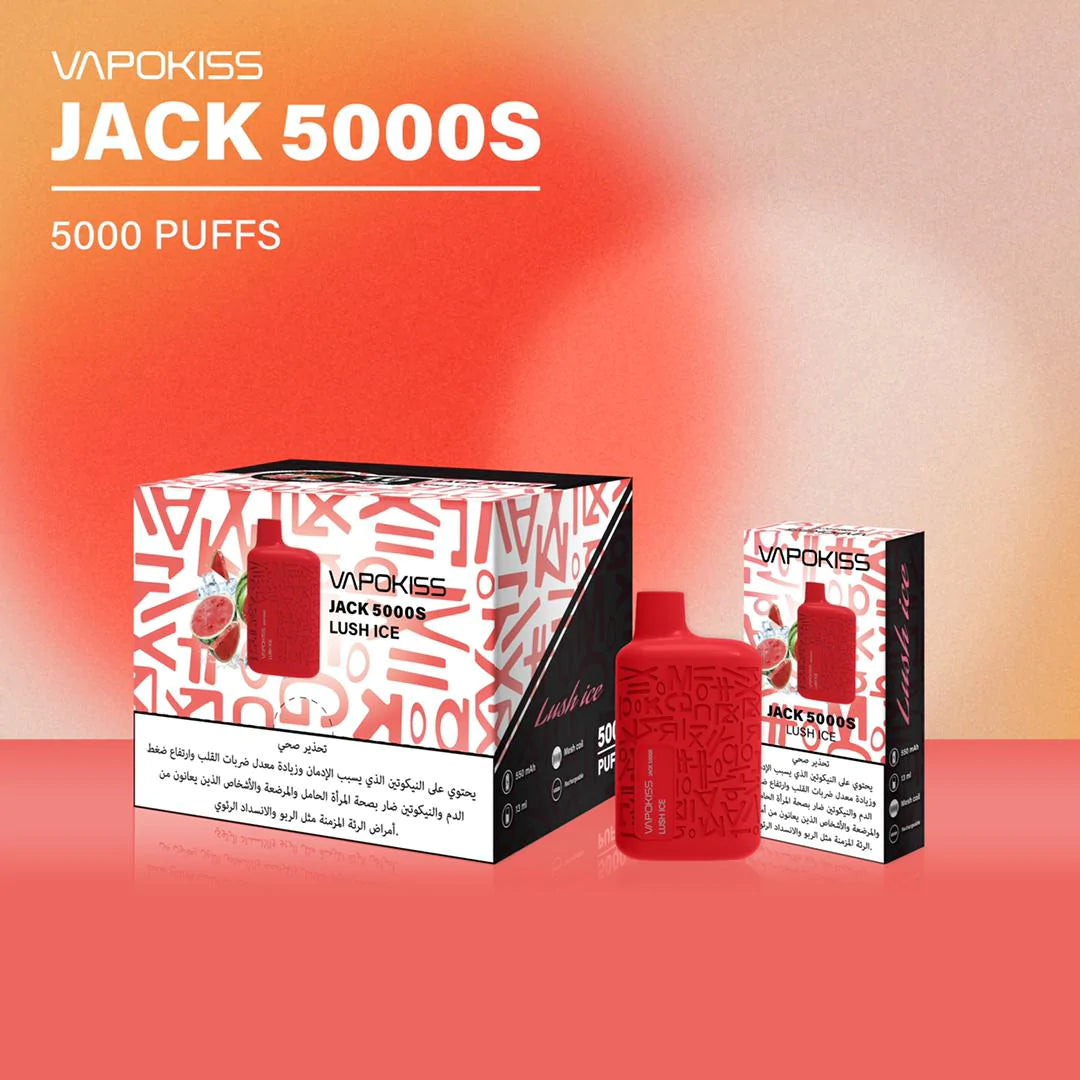 Vapokiss Jack 5000S PUFFS Disposable Vape