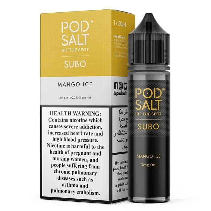POD SALT SUBO–MANGO ICE E-LIQUID 50ML
