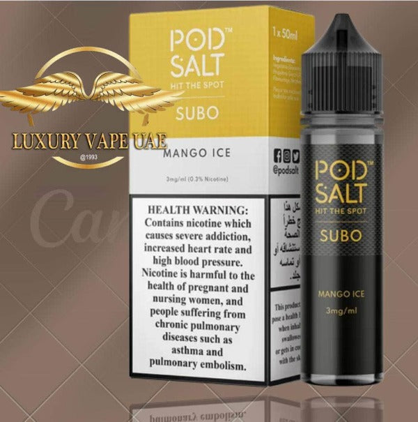 POD SALT SUBO–MANGO ICE E-LIQUID 50ML