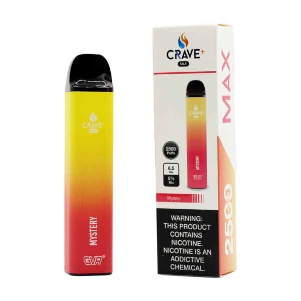 NEW CRAVE MAX 2500 PUFFS DISPOSABLE VAPE