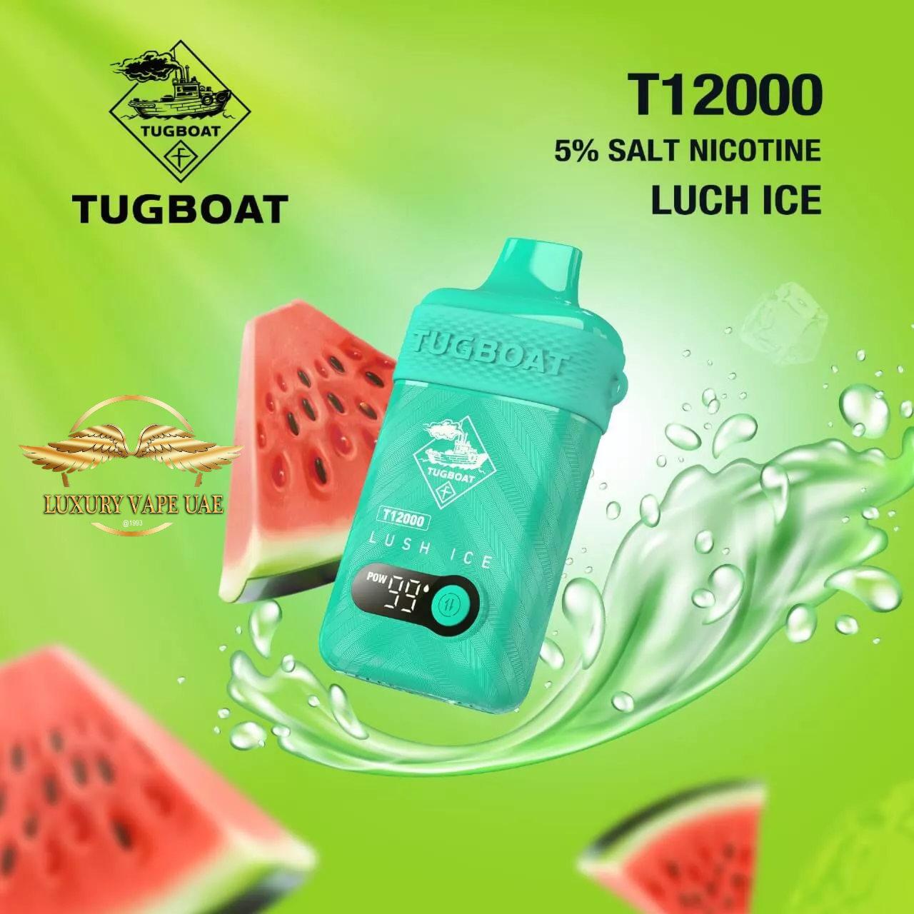 LUSH ICE BY TUGBOAT T12000 PUFFS - IN  DUBAI|