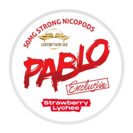 Pablo Strawberry Lychee Exclusive Nicotine Snus Pouches In Dubai|