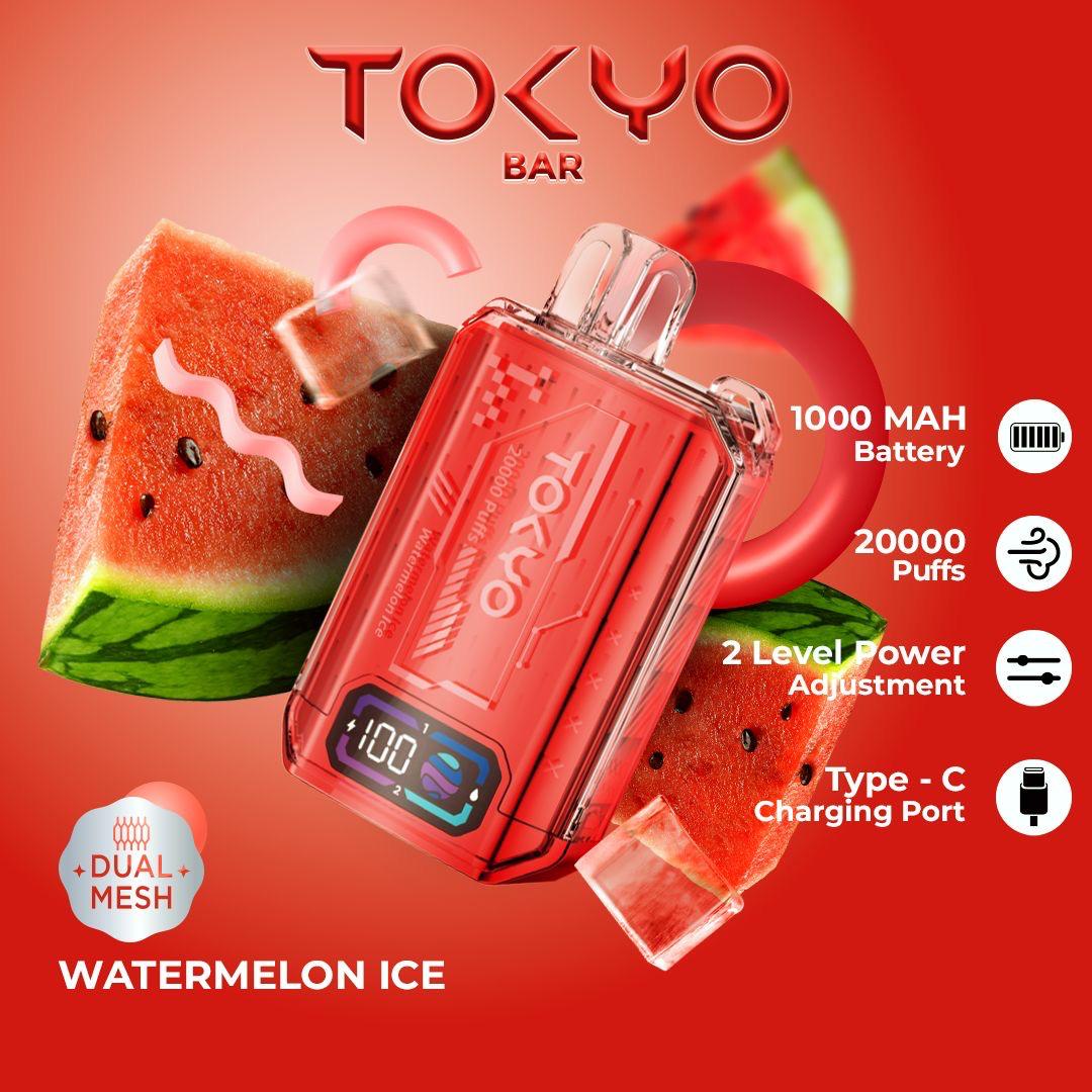 TOKYO Bar Watermelon Ice 20000 Puffs Disposable Vape|