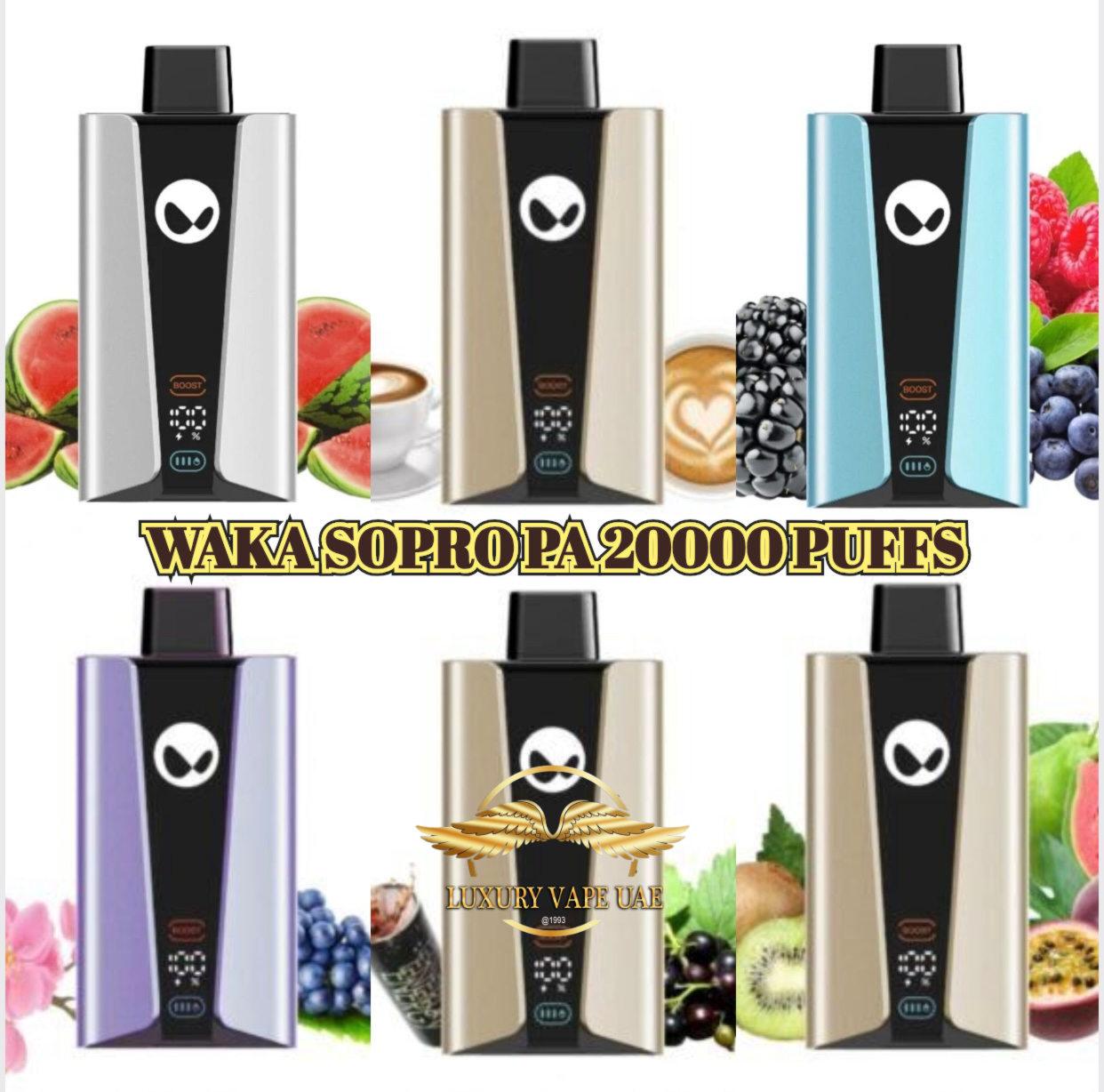 WAKA SoPro 20000 Puffs| Disposable Vape- Double Mesh|