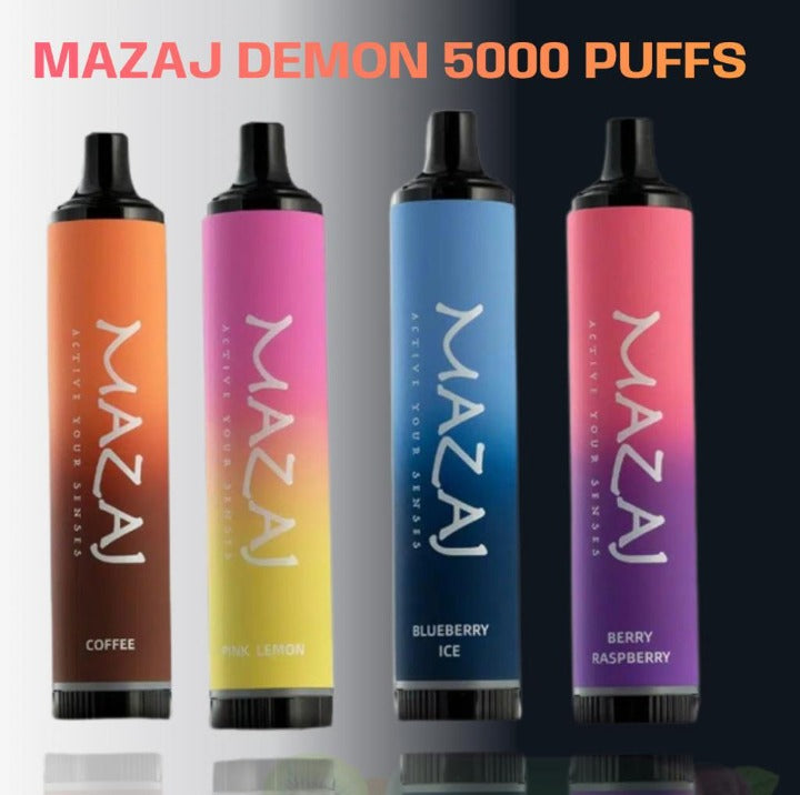 demon vape disposable MAZAJ DEMON 5000 PUFFS DISPOSABLE – Luxury Smoke AE