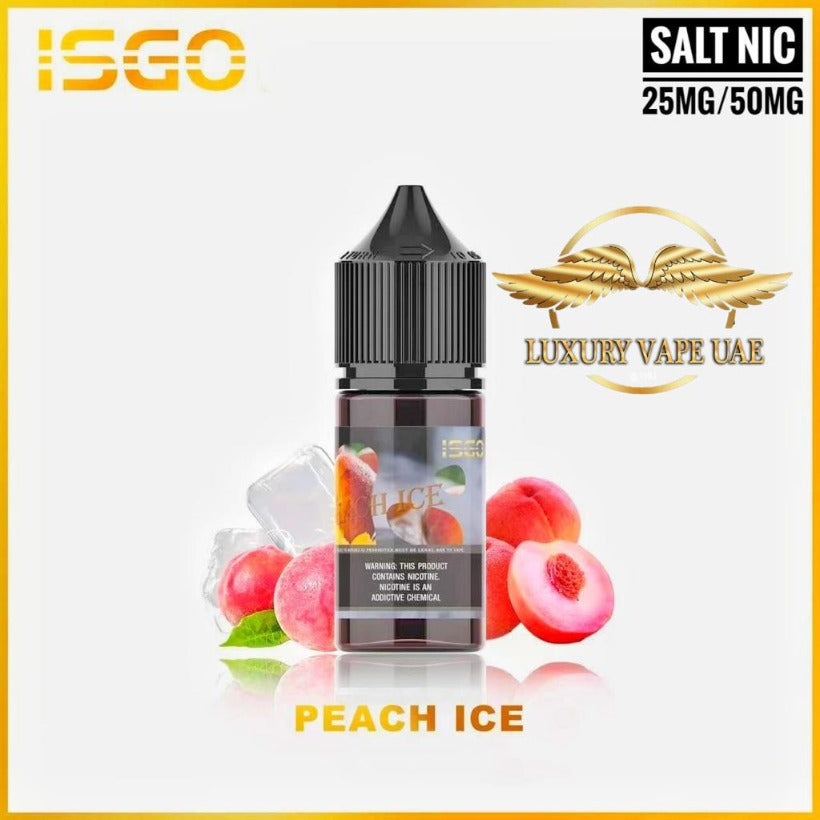 PEACH ICE BY ISGO SALTNIC 30ML