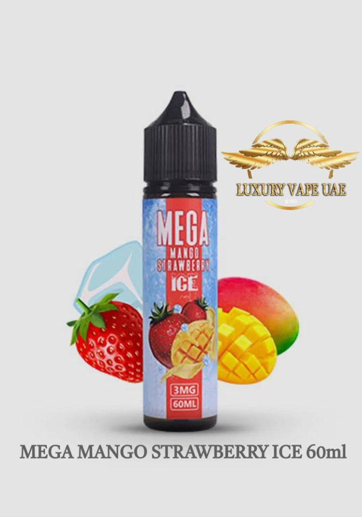 MEGA MANGO STRAWBERRY ICE E-LIQUID 60ML