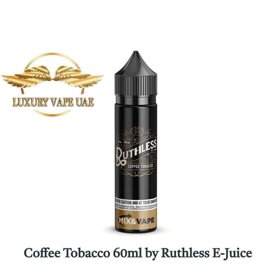 COFFEE TOBACCO 60ML BY RUTHLESS E-JUICE Luxury Smoke AE COFFEE TOBACCO 60ML BY RUTHLESS E-JUICE Luxury Smoke AE