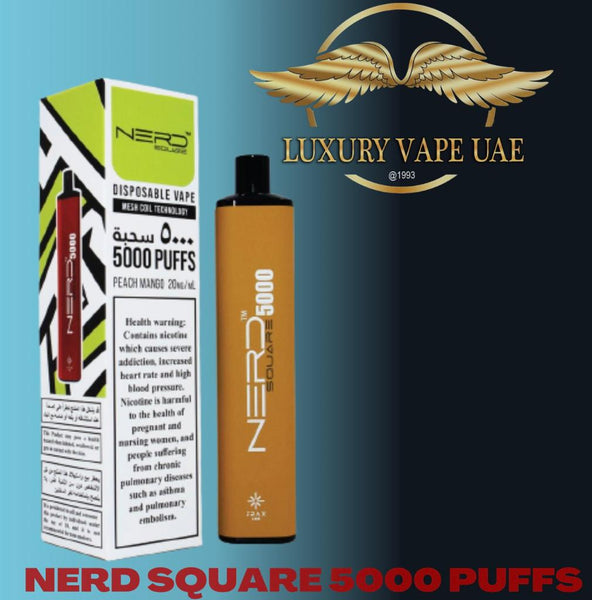 NERD SQUARE 5000 PUFFS – Luxury Smoke AE