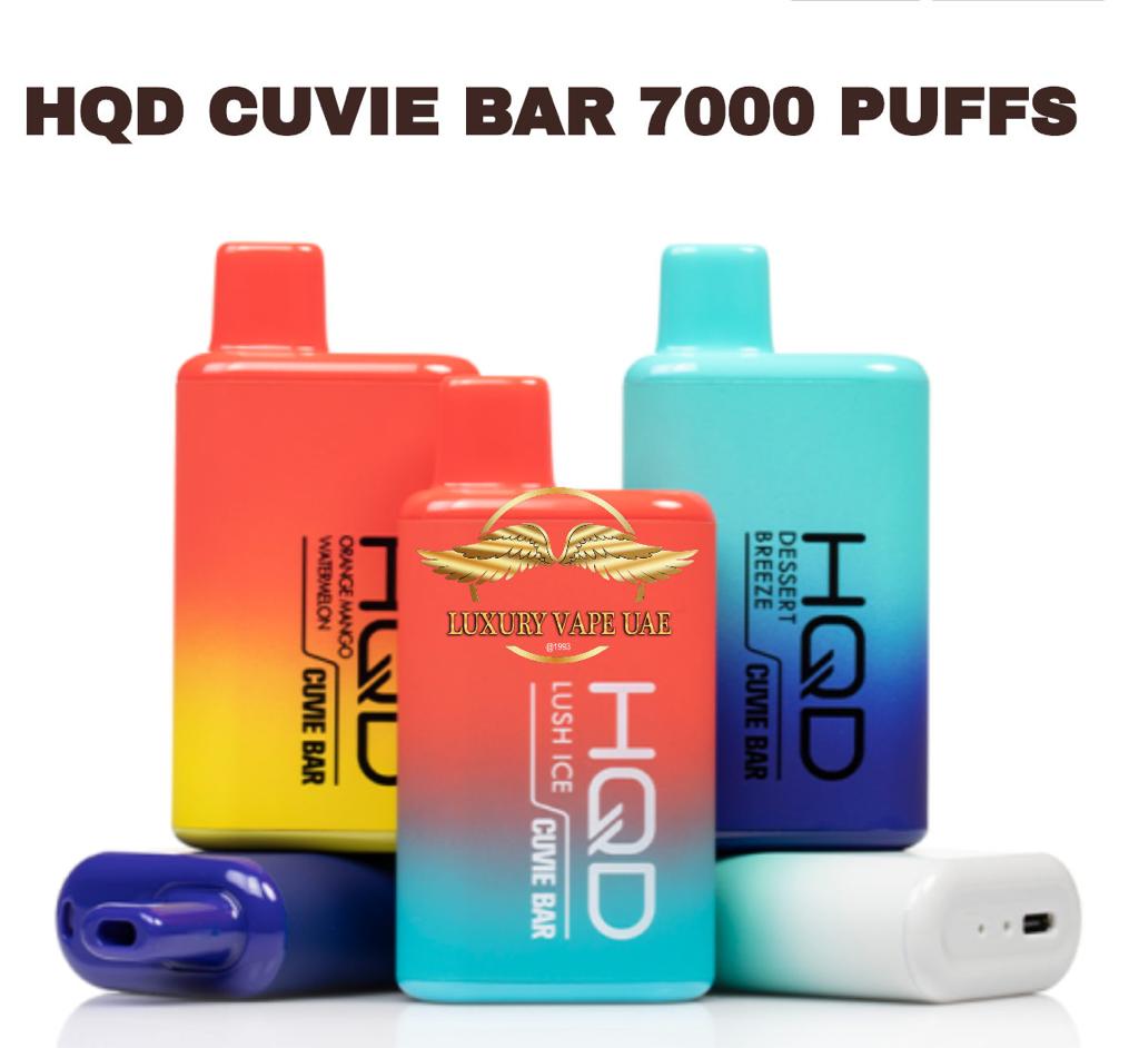 BUY HQD CUVIE BAR 7000 PUFFS DISPOSABLE VAPE IN DUBAI