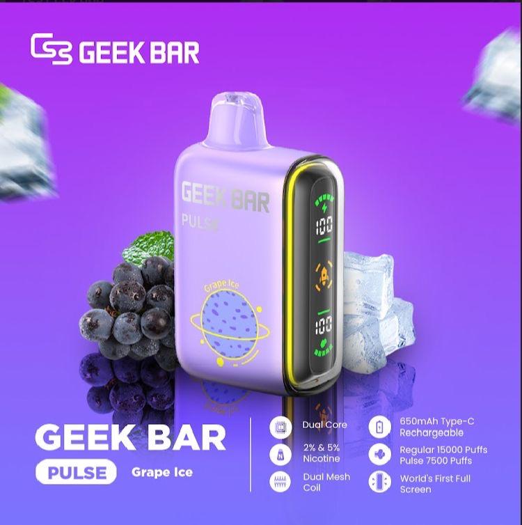 Geek Bar White Grape Ice Strain GEEK BAR PULSE X Disposable Vape - White Grape Ice Cloud Island Vapour Australia Geek Bar Pulse Frozen Grape Geek Bar White Grape Ice Strain GEEK BAR PULSE X Disposable Vape - White Grape Ice Cloud Island Vapour Australia Geek Bar Pulse Frozen Grape