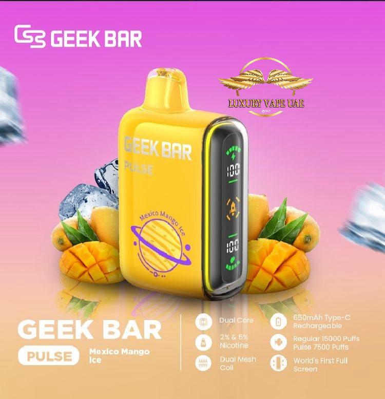 Geek Bar Pulse 15000 Puff Disposable Vape| 5% Nicotine Luxury Smoke AE Geek Bar Pulse 15000 Puff Disposable Vape| 5% Nicotine Luxury Smoke AE