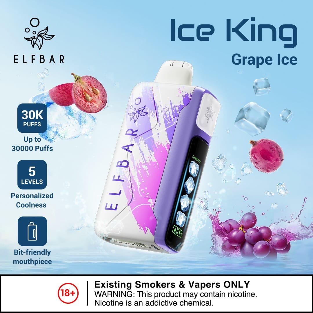 Elf bar Ice King| 30k Puffs Disposable Vape Dubai