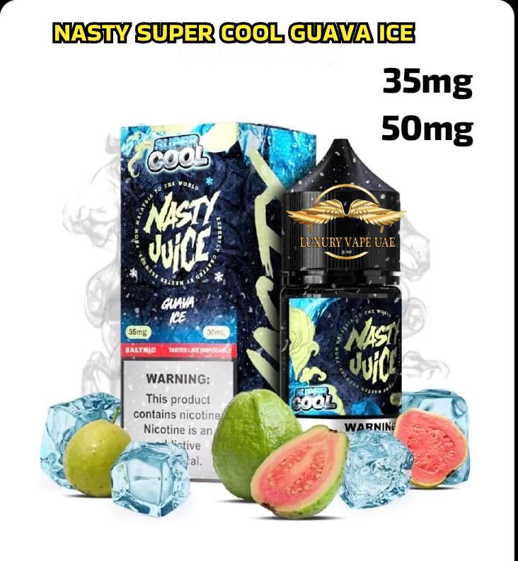 Nasty Super Cool Guava Ice 30ml 35mg 50mg| Vapes Shop Abu Dhabi