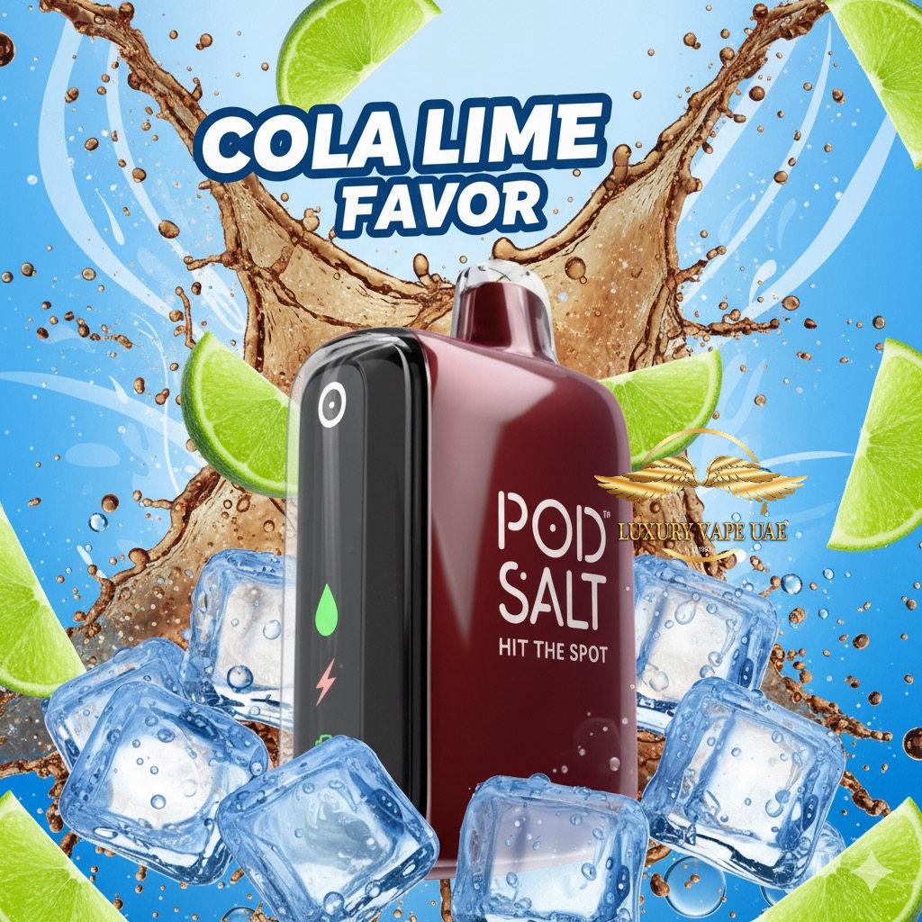 Pod Salt Vape Device with Cola Lime Flavors