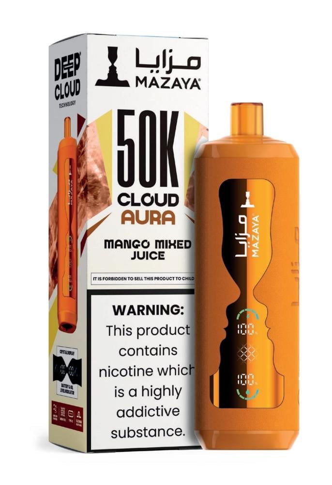 Mazaya Cloud Aura 50k Puffs| Vape Shop Dxb