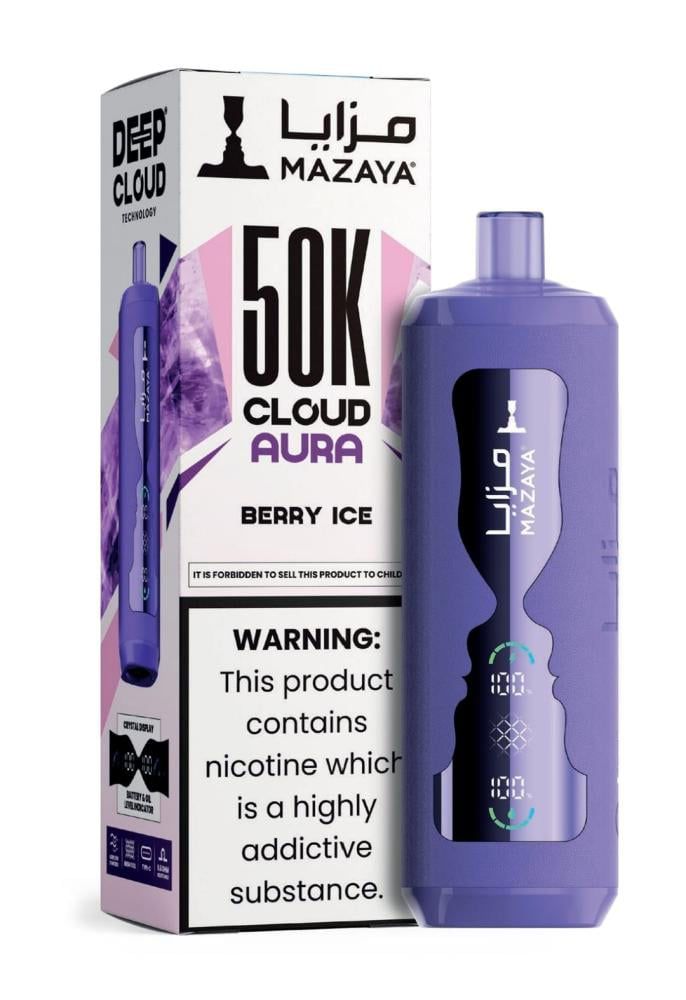 Mazaya Cloud Aura 50k Puffs| Vape Shop Dxb