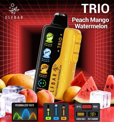 Elf Bar TRIO 40000 Puffs 5% Nicotine| Elf Bar Dubai