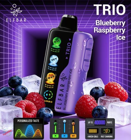 Elf Bar TRIO 40000 Puffs 5% Nicotine| Elf Bar Dubai