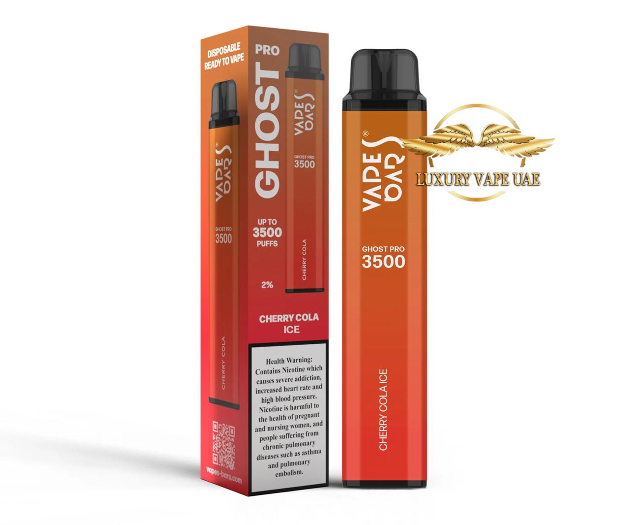 Vapes Bars Ghost Pro 2% With 3500 Puffs Dubai & Abu Dhabi