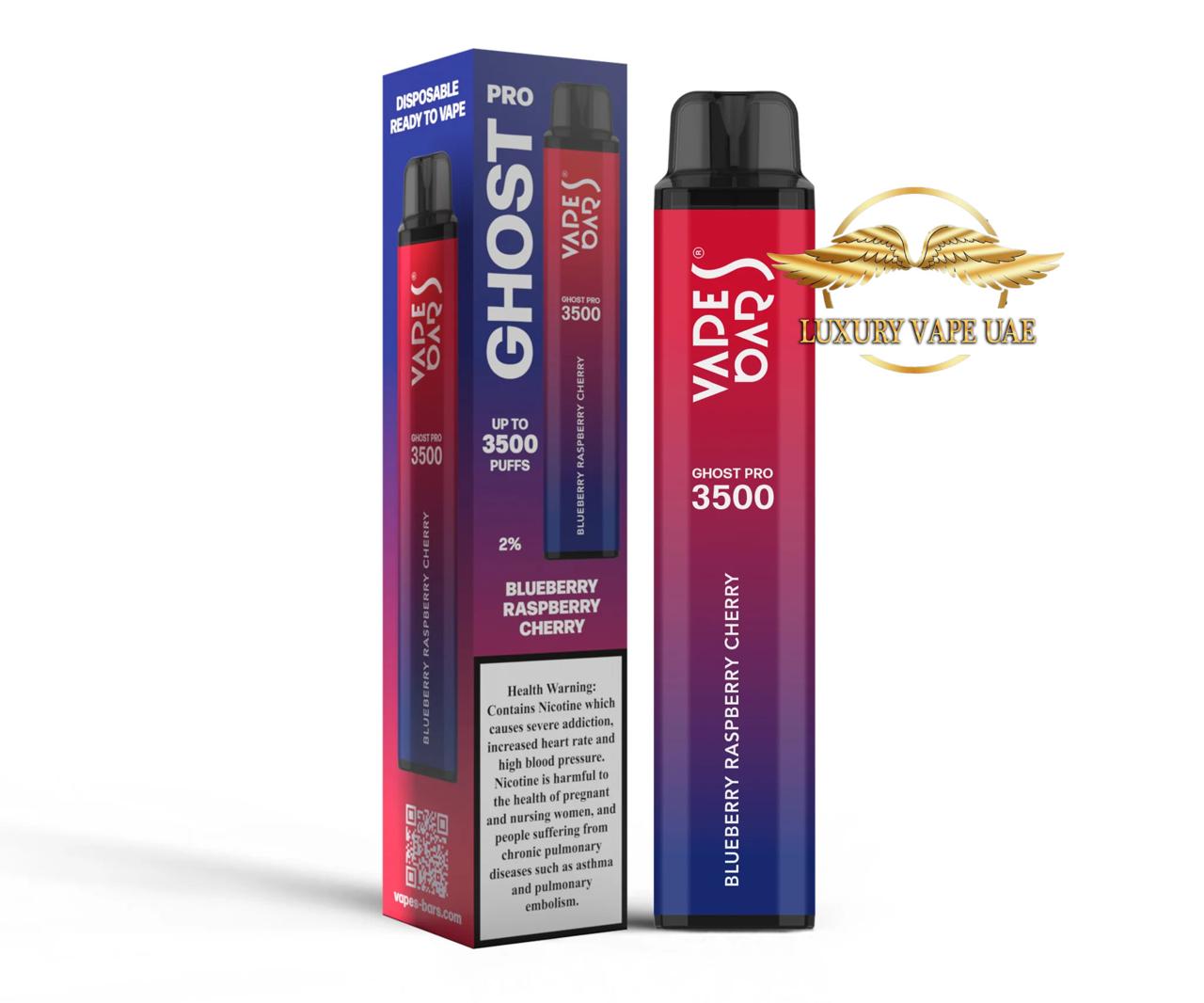 Vapes Bars Ghost Pro 2% With 3500 Puffs Dubai & Abu Dhabi