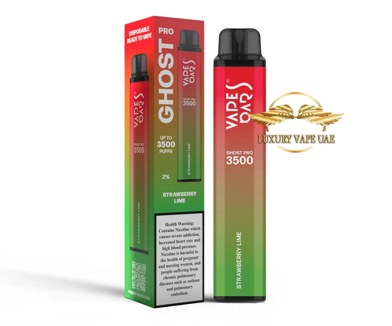 Vapes Bars Ghost Pro 2% With 3500 Puffs Dubai & Abu Dhabi