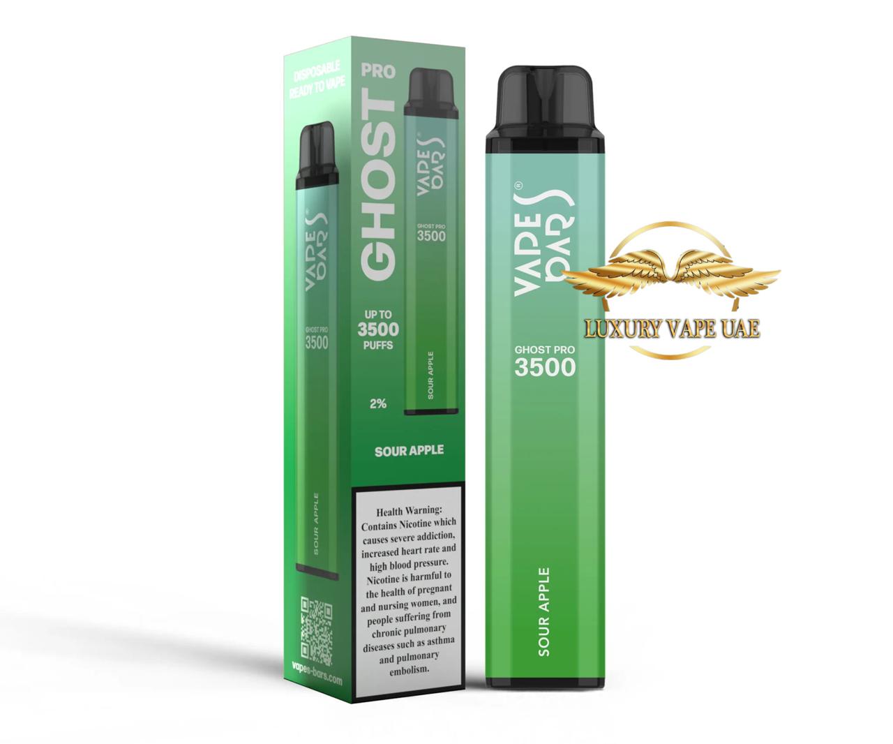 Vapes Bars Ghost Pro 2% With 3500 Puffs Dubai & Abu Dhabi