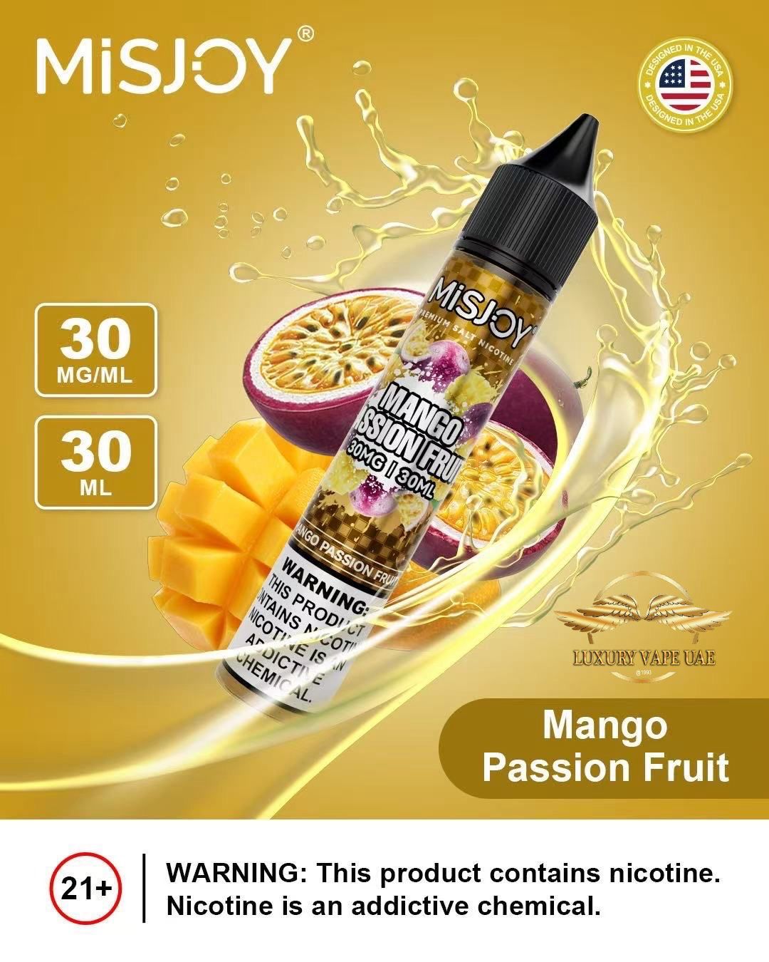 MISJOY Salt Nic E-Liquid 30ml 30mg – Buy Online in Dubai & UAE