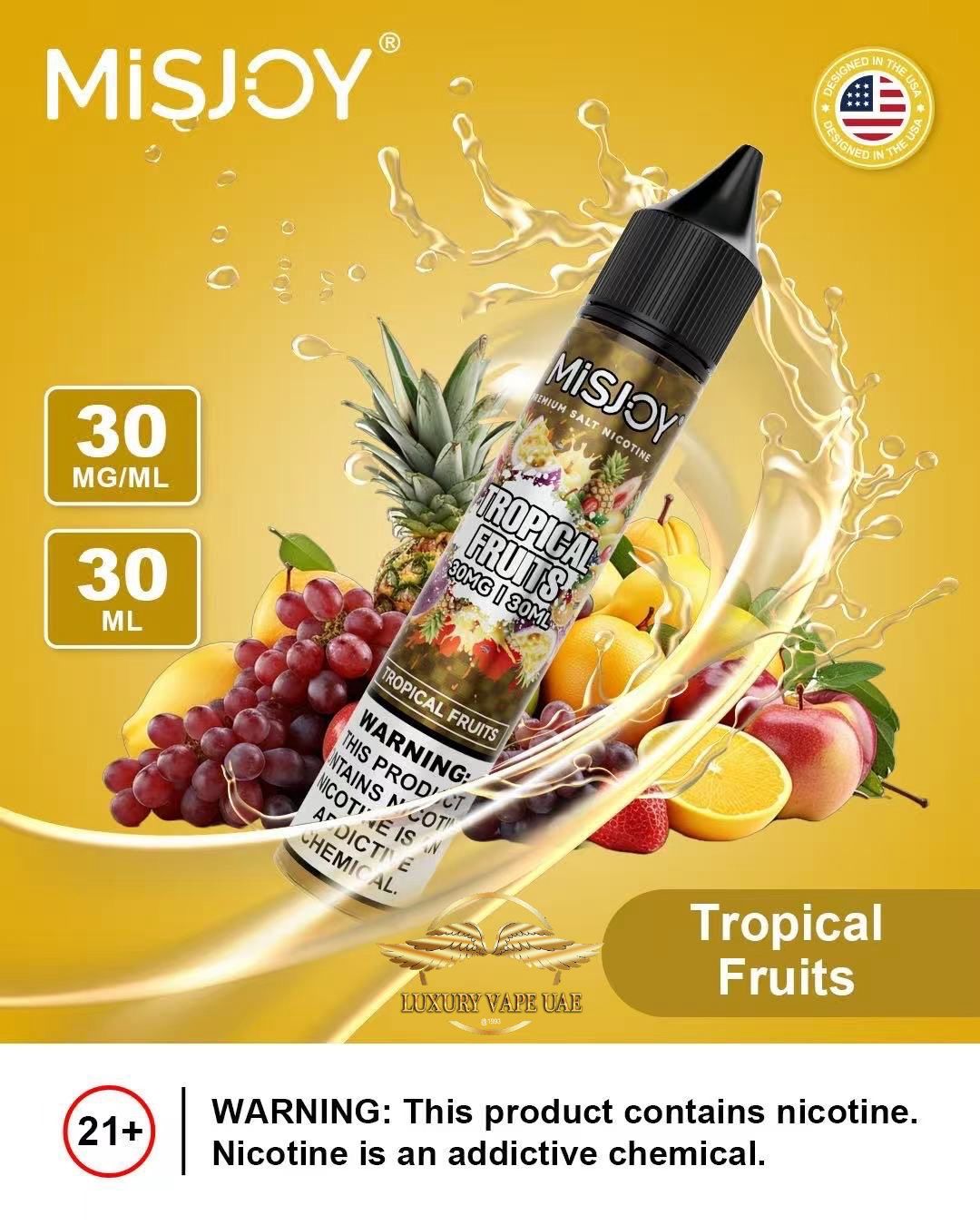 MISJOY Salt Nic E-Liquid 30ml 30mg – Buy Online in Dubai & UAE