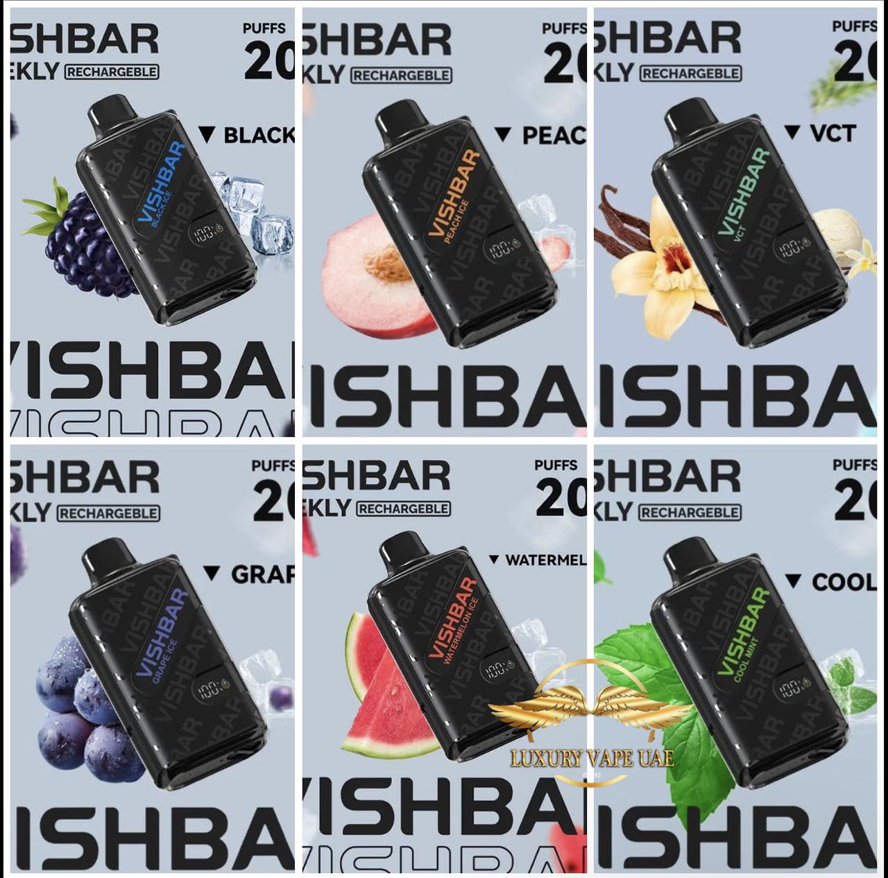Vishbar Weekly 20000 Puffs Disposable Vape 50mg Dubai & Abu Dhabi