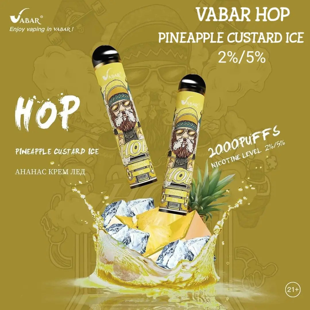 Vabar HOP Disposable Vape 2000 Puffs Luxury Smoke AE Vabar HOP Disposable Vape 2000 Puffs Luxury Smoke AE