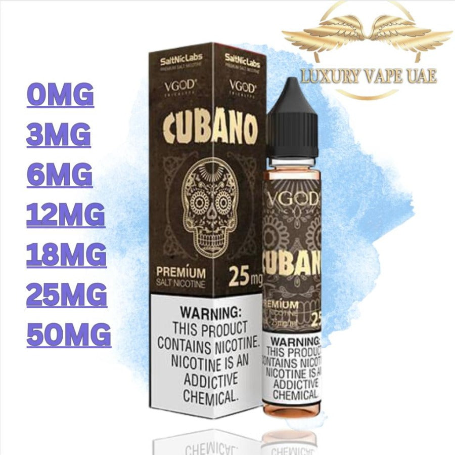 VGOD CUBANO PREMIUM SALTNICOTINE 25MG IN DUBAI