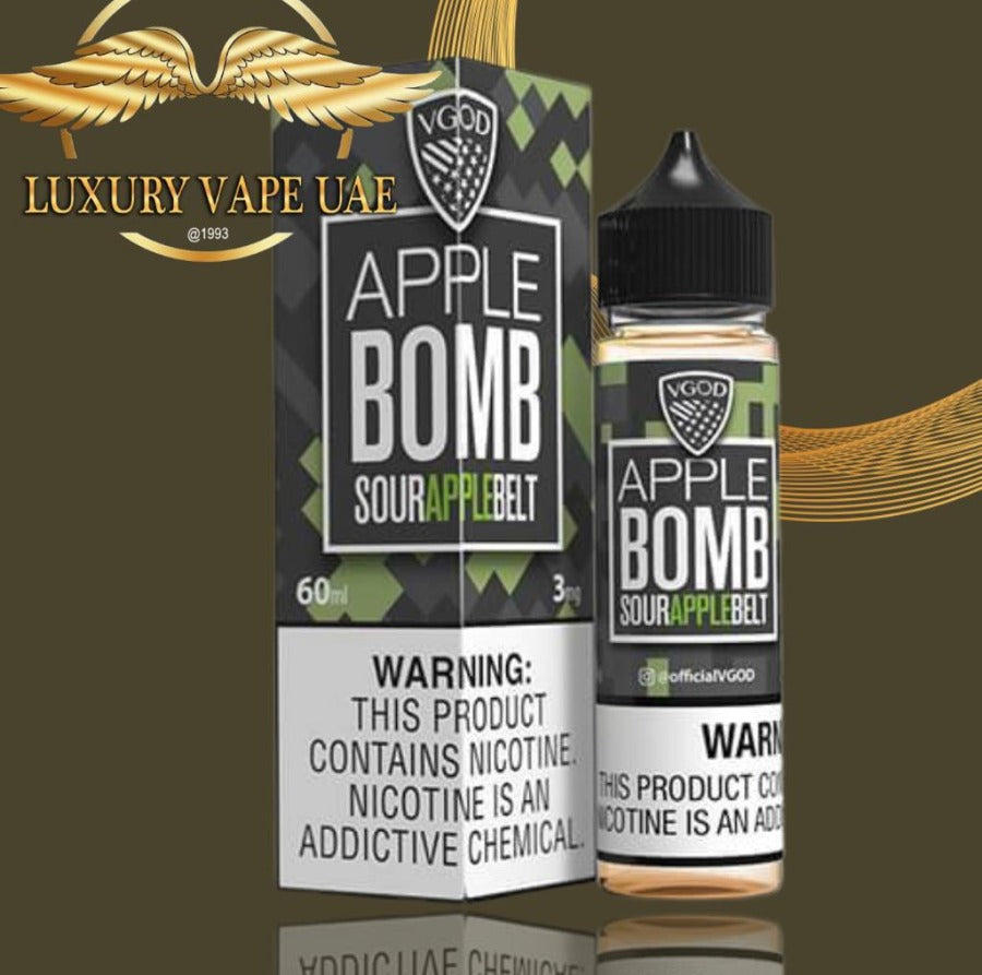 VGOD Apple Bomb 30/60 ml E-Juice (e-liquid) Luxury Smoke AE VGOD Apple Bomb 30/60 ml E-Juice (e-liquid) Luxury Smoke AE